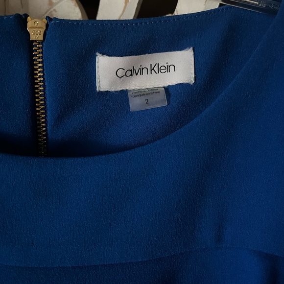 NWT Calvin Klein royal blue dress - Picture 6 of 6